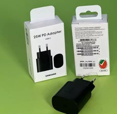 سر شارژر 25 وات برد مشكي